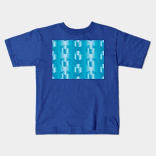 Blue cubes Kids T-Shirt